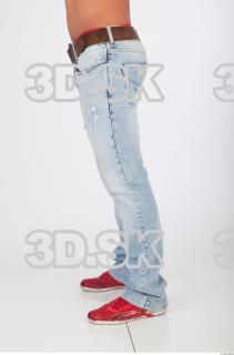 Leg blue jeans photo reference of Regelio 0003